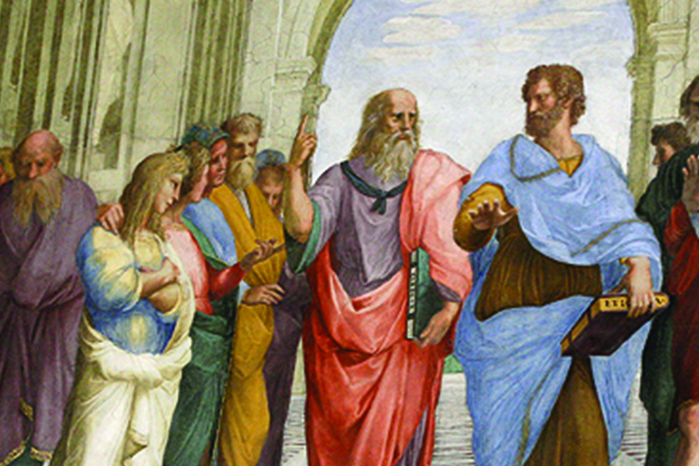 Aristotle and Plato