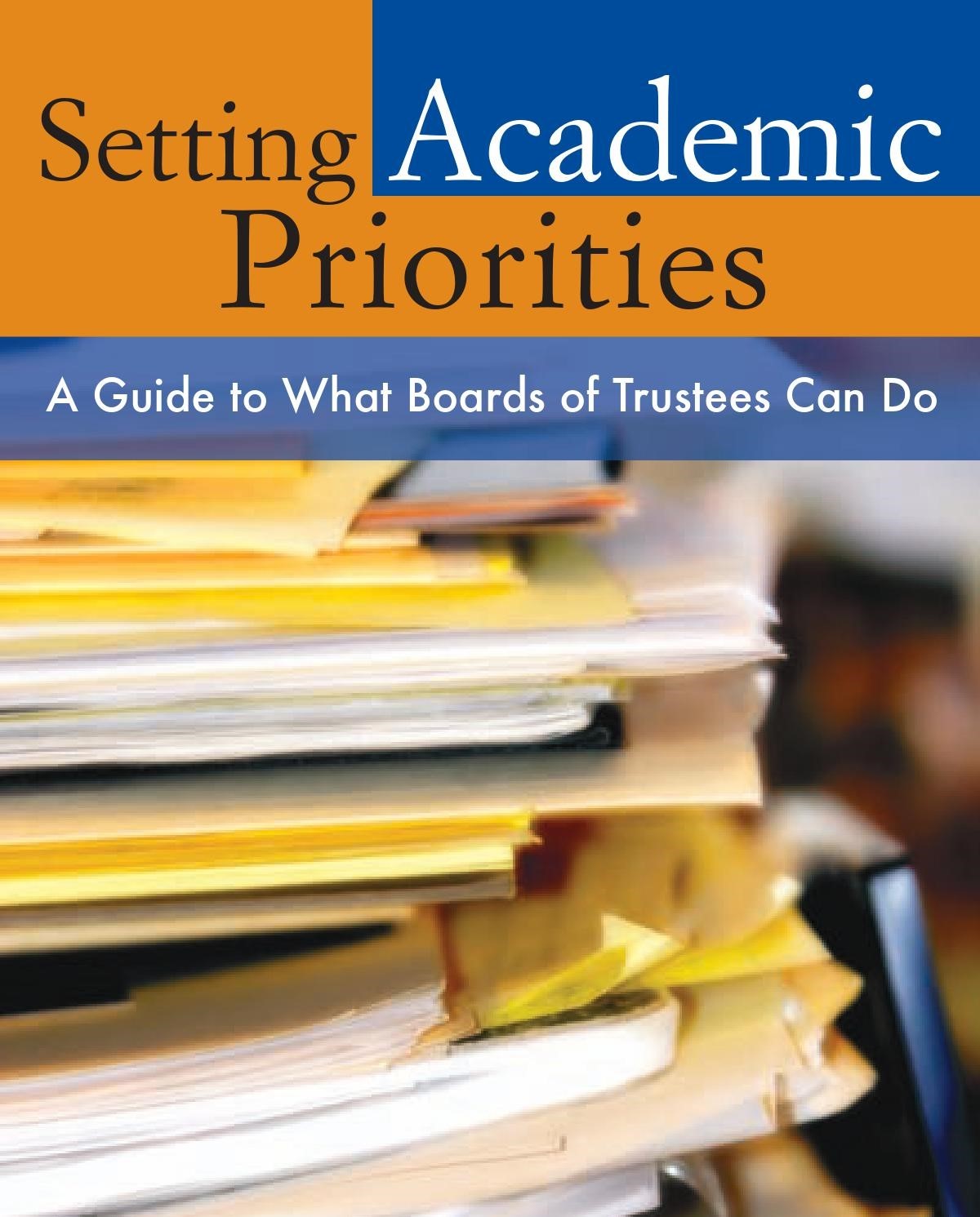 Setting Academic Priorities cover